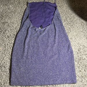 Purple Sparkly homecoming dress